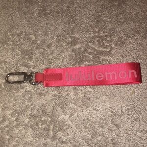 Nwt Lululemon red never lost wrist strap